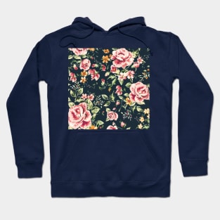 Summer Flower Pattern Hoodie